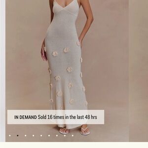 Elegant Cream Maxi Dress